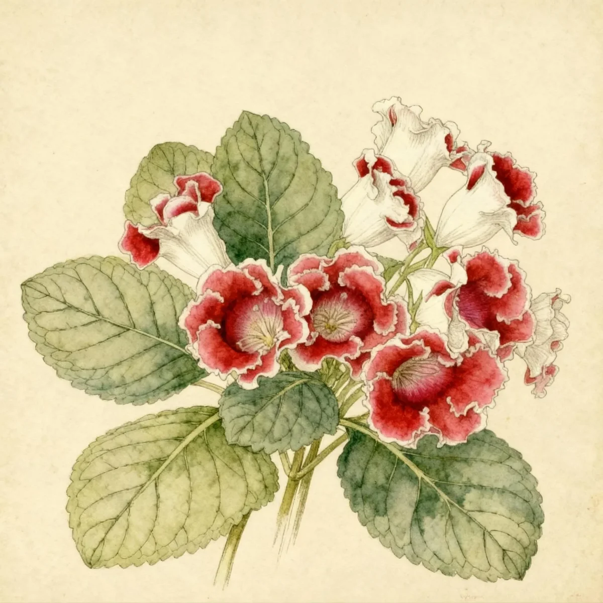 Gloxinia (Sinningia speciosa)