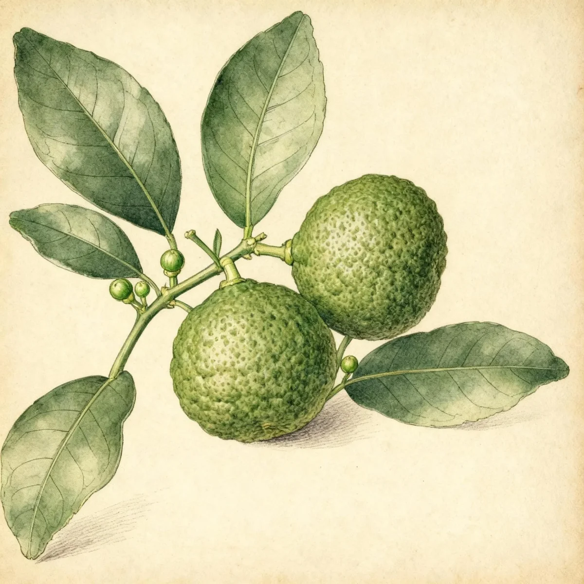 Thai lime (Citrus hystrix)