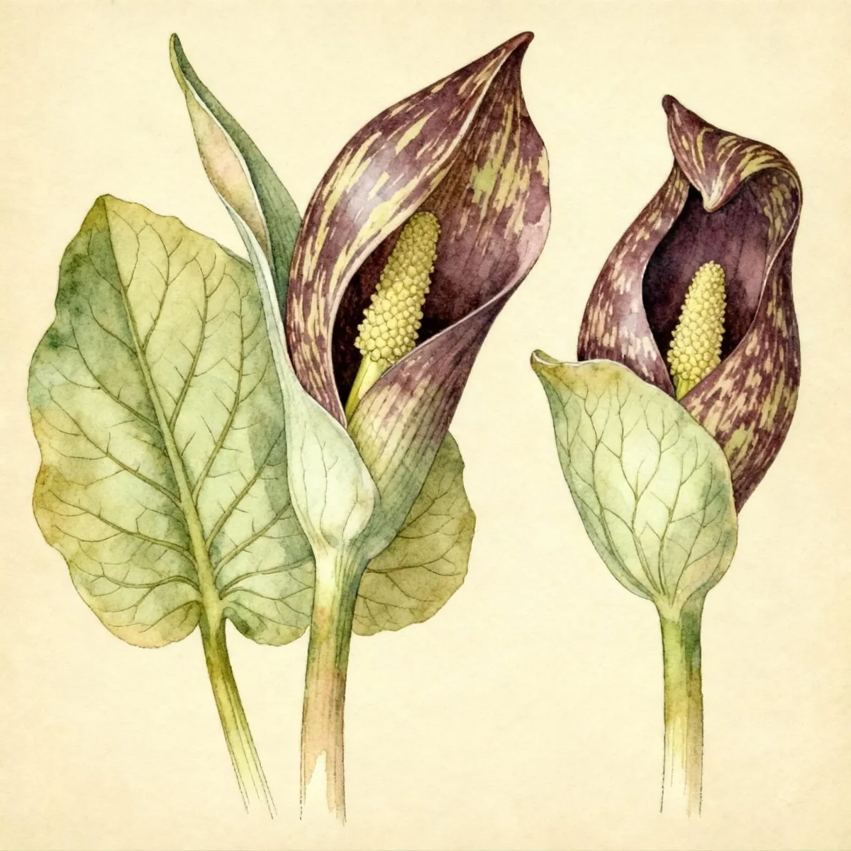 Skunk cabbage (Symplocarpus foetidus)