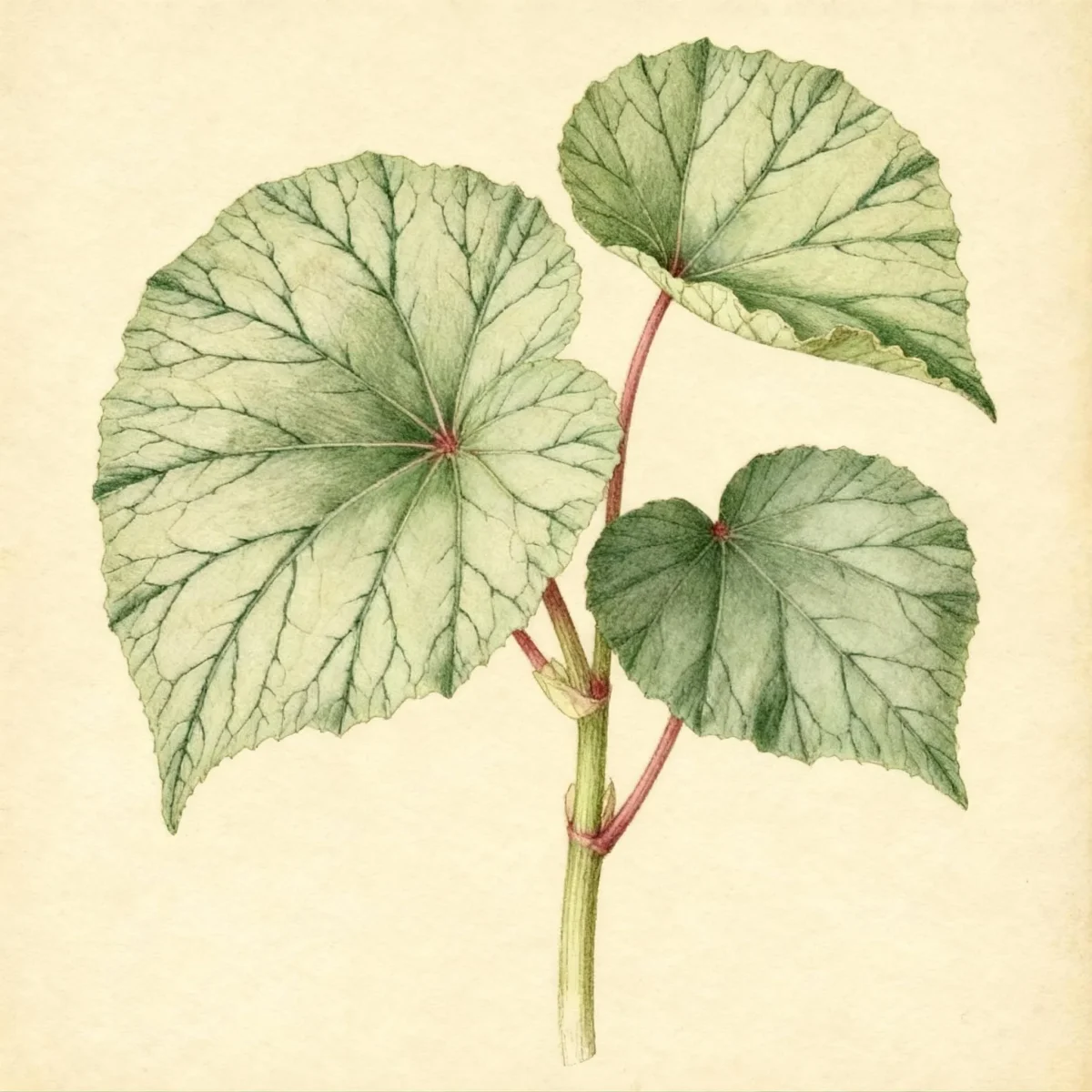 Hardy begonia (Begonia grandis subsp. evansiana)