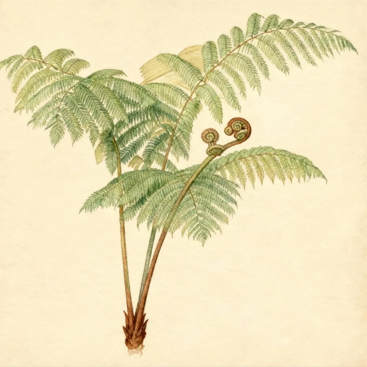 Soft tree fern