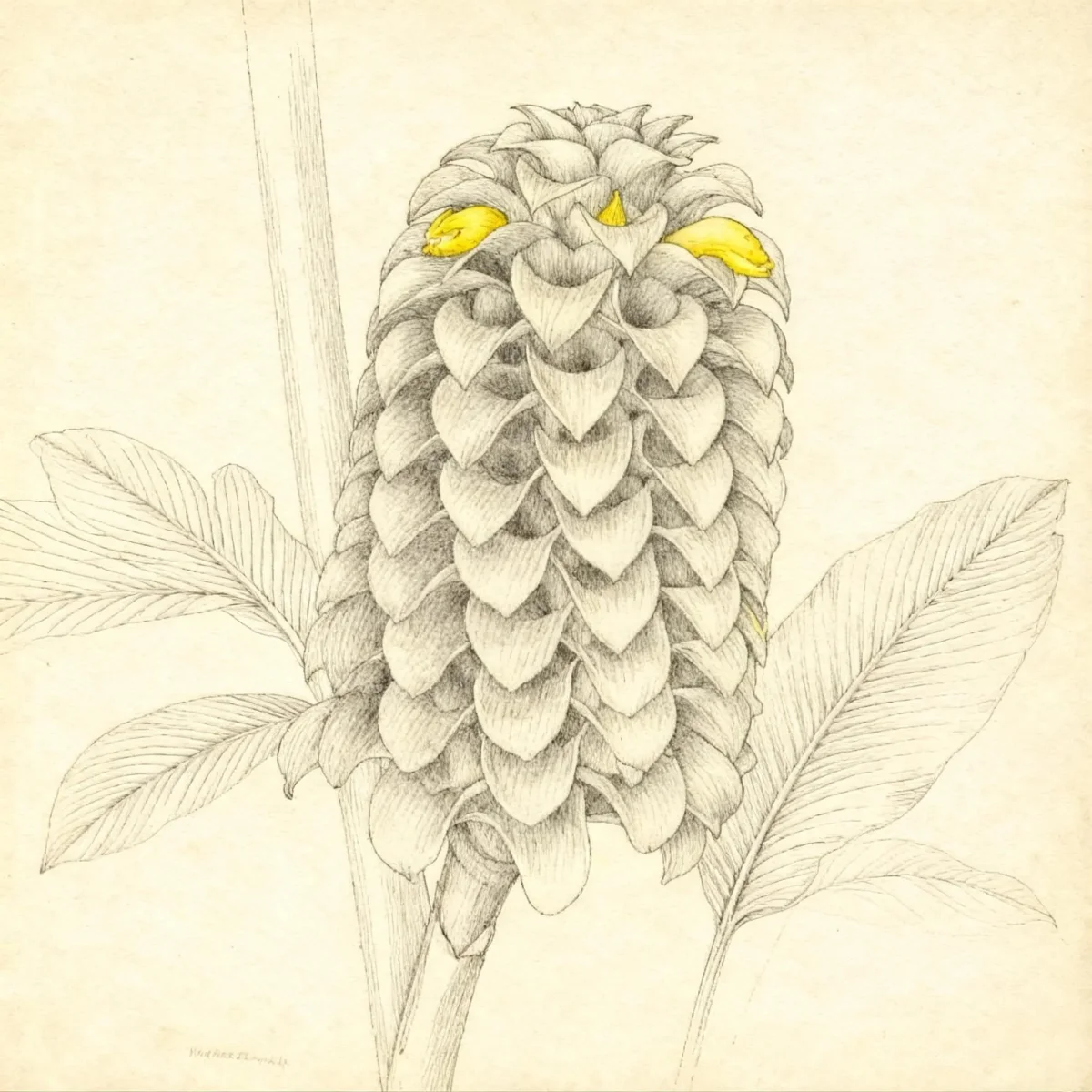 Indonesian wax ginger