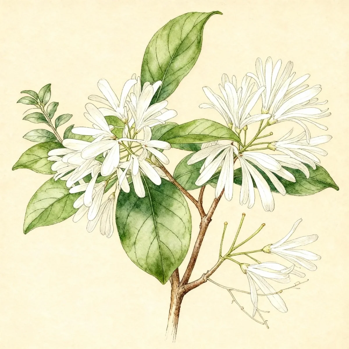 Chinese fringe tree (Chionanthus retusus 'Tokyo Tower')