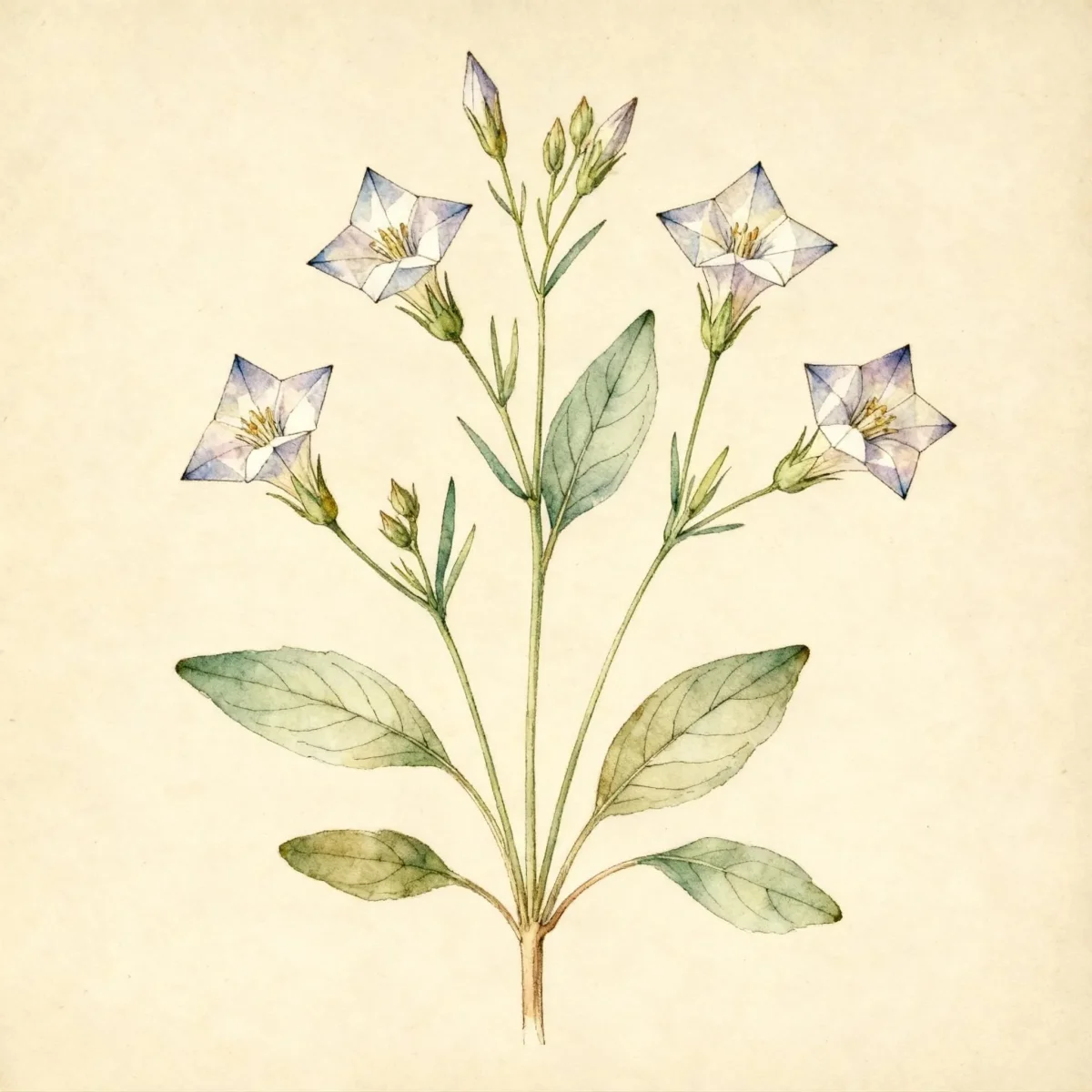 Diamondflowers (Stenaria nigricans)