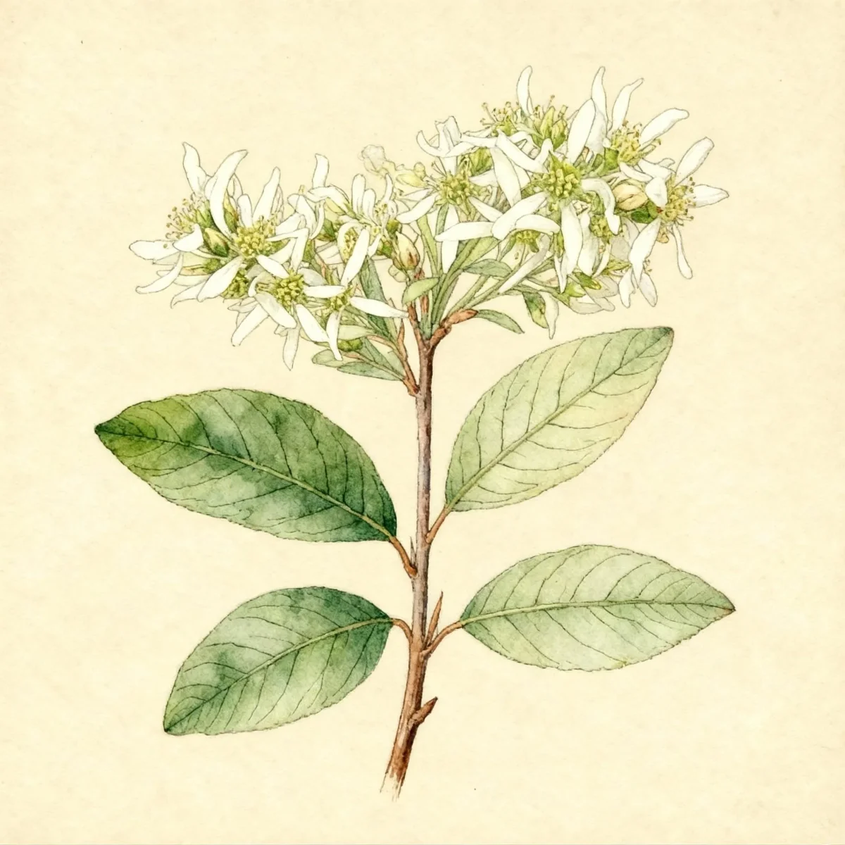 Coastal serviceberry (Amelanchier obovalis)
