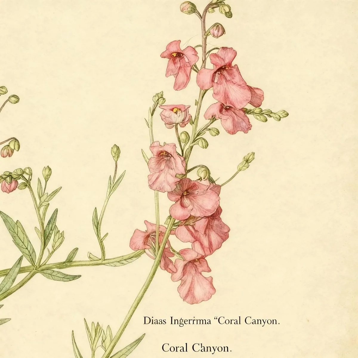 Diascia (Diascia integerrima 'Coral Canyon')