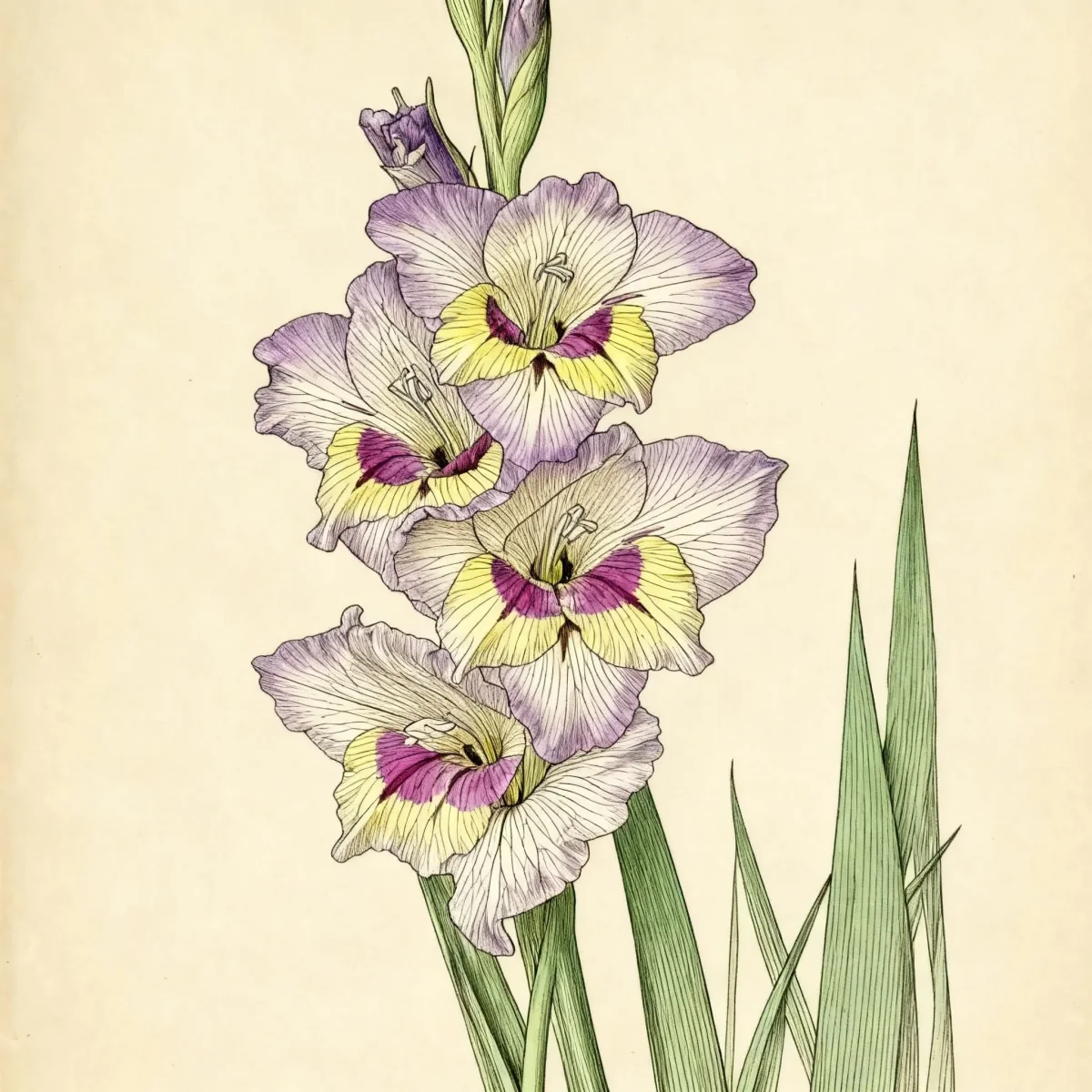 Gladiolus (Gladiolus 'Sapporo')