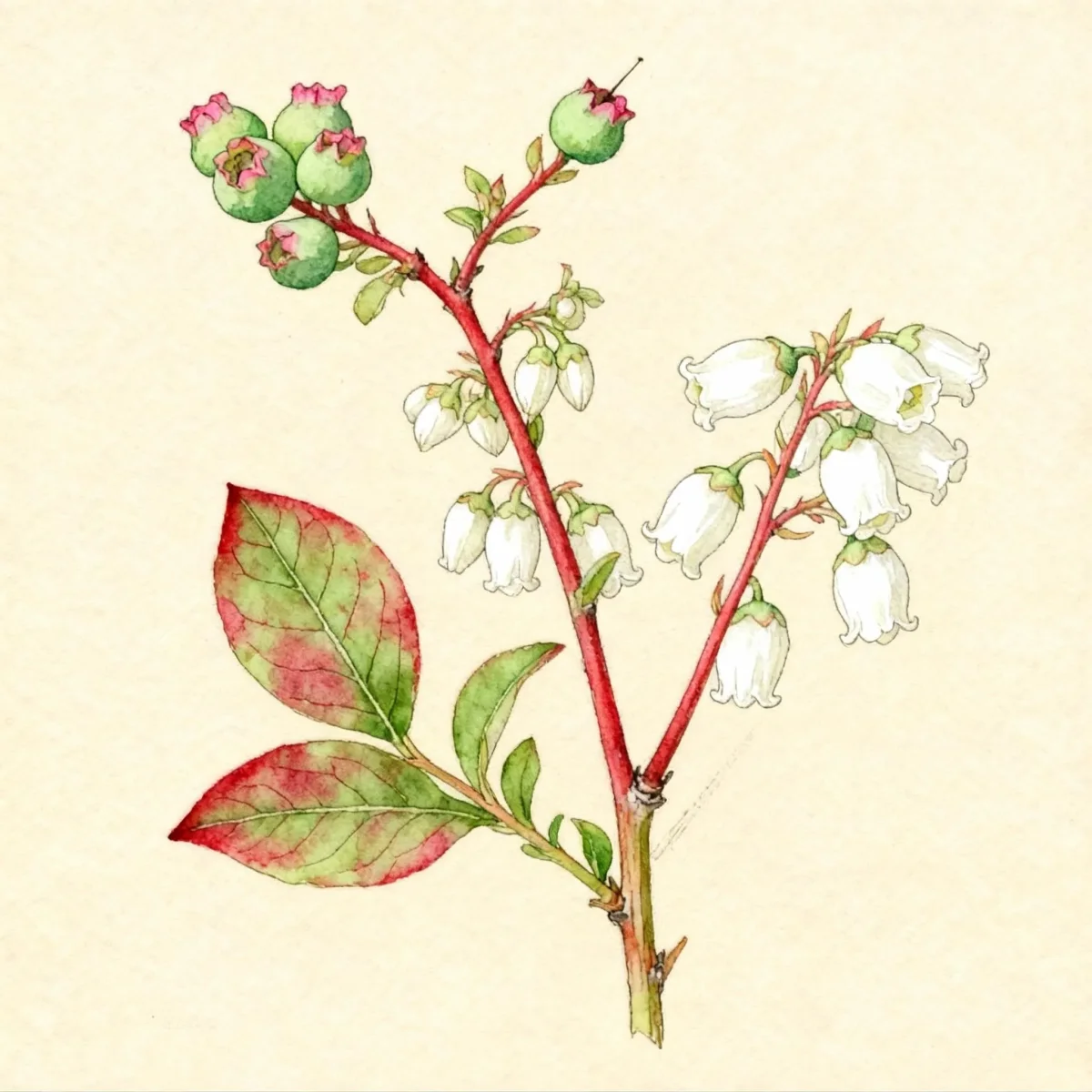 Highbush blueberry (Vaccinium corymbosum 'Northland')