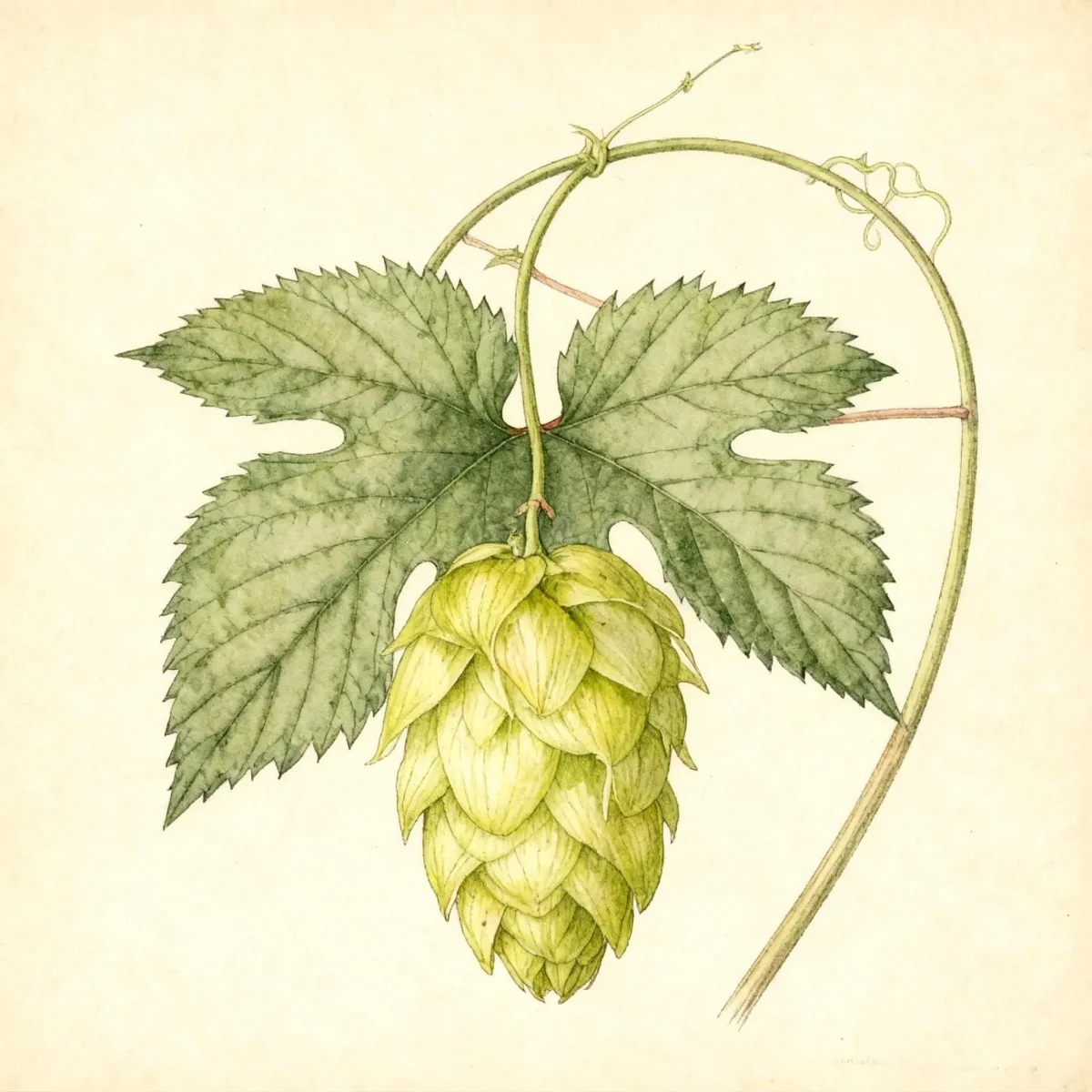 Common hop (Humulus lupulus 'Centennial')