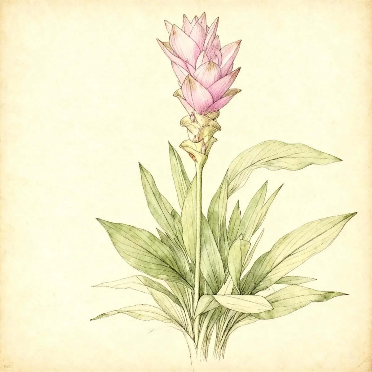 Siam tulip (Curcuma alismatifolia 'Chiang Mai Pink')