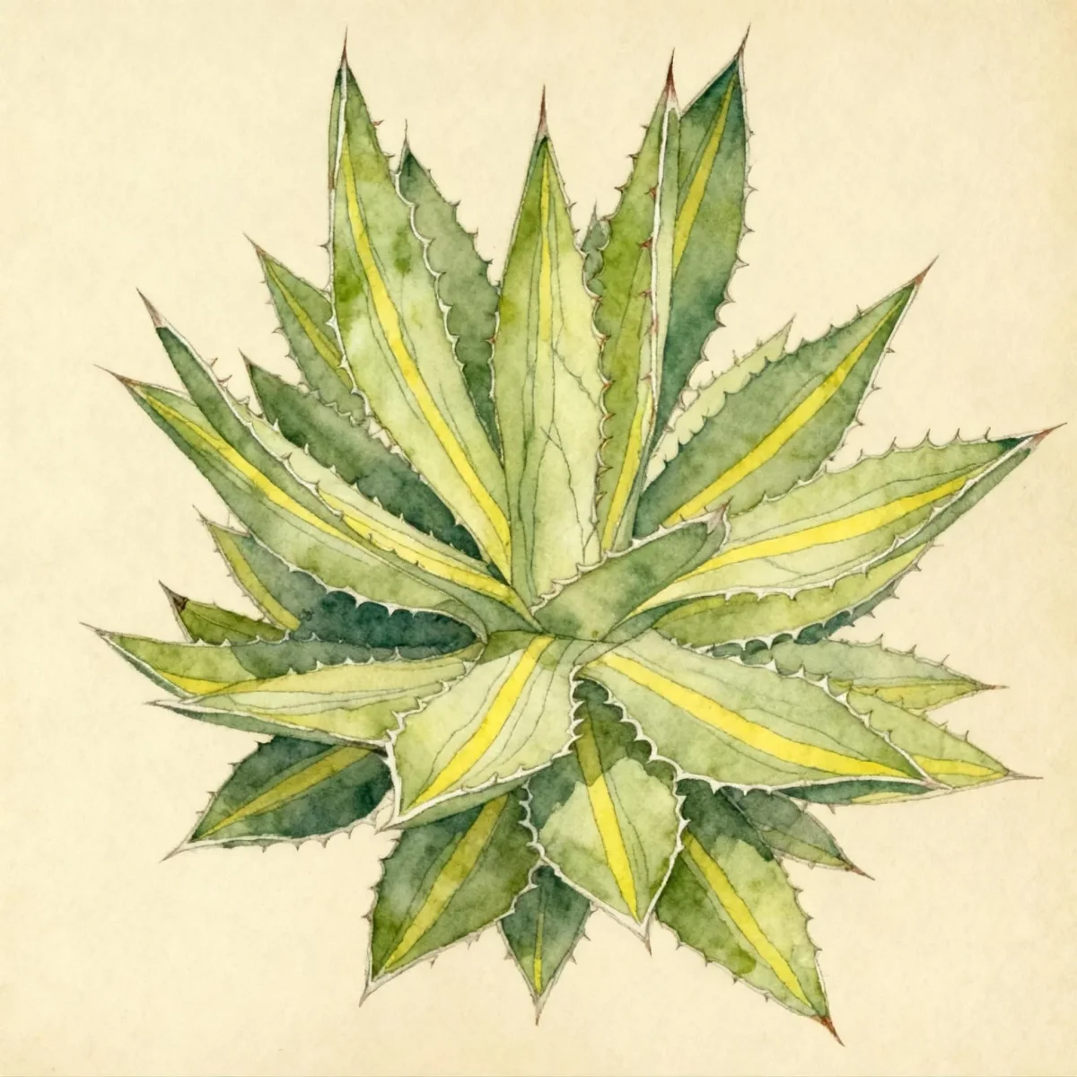 Thorn-crested agave (Agave lophantha 'Splendida')