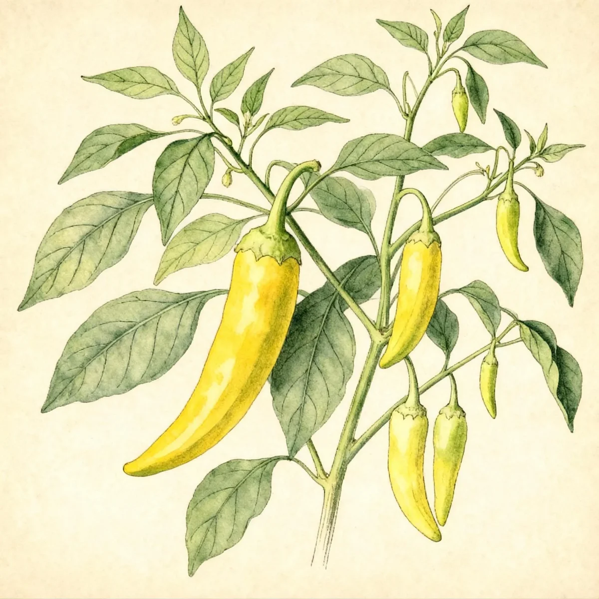 Sweet pepper (Capsicum annuum 'Bananarama')