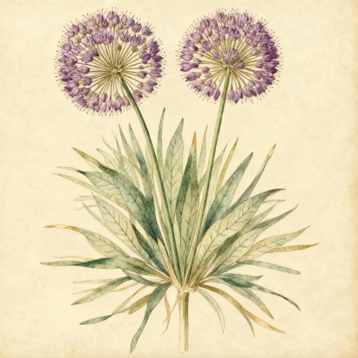 Ornamental onion (Allium 'Lavender Bubbles')