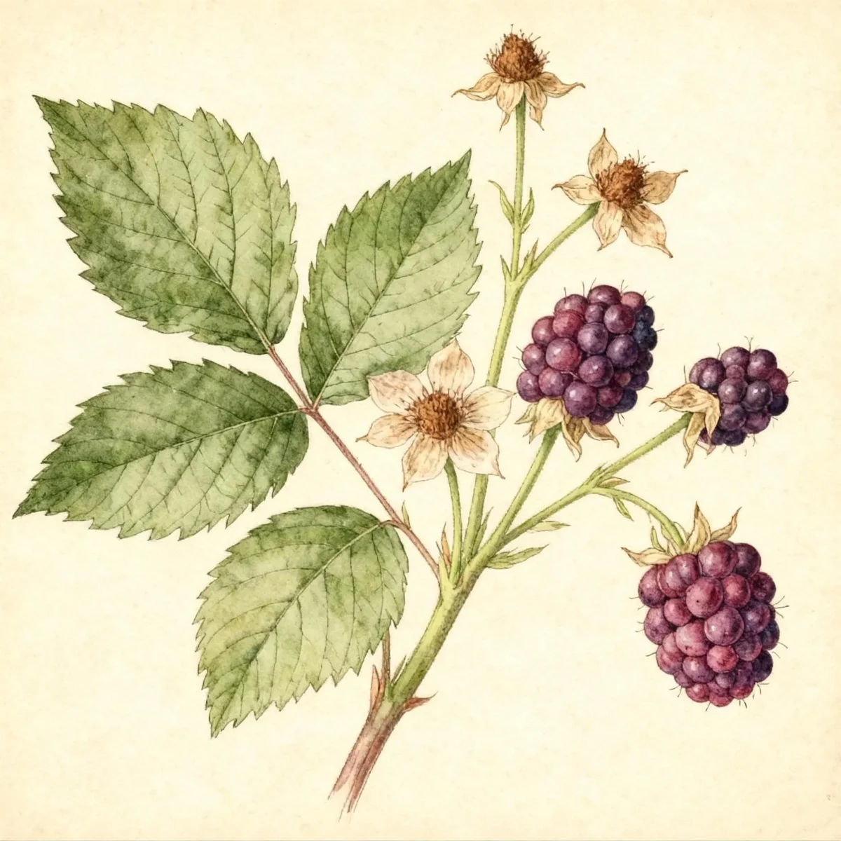 Blackberry (Rubus 'APF-236T' BUSHEL AND BERRY CAKES)