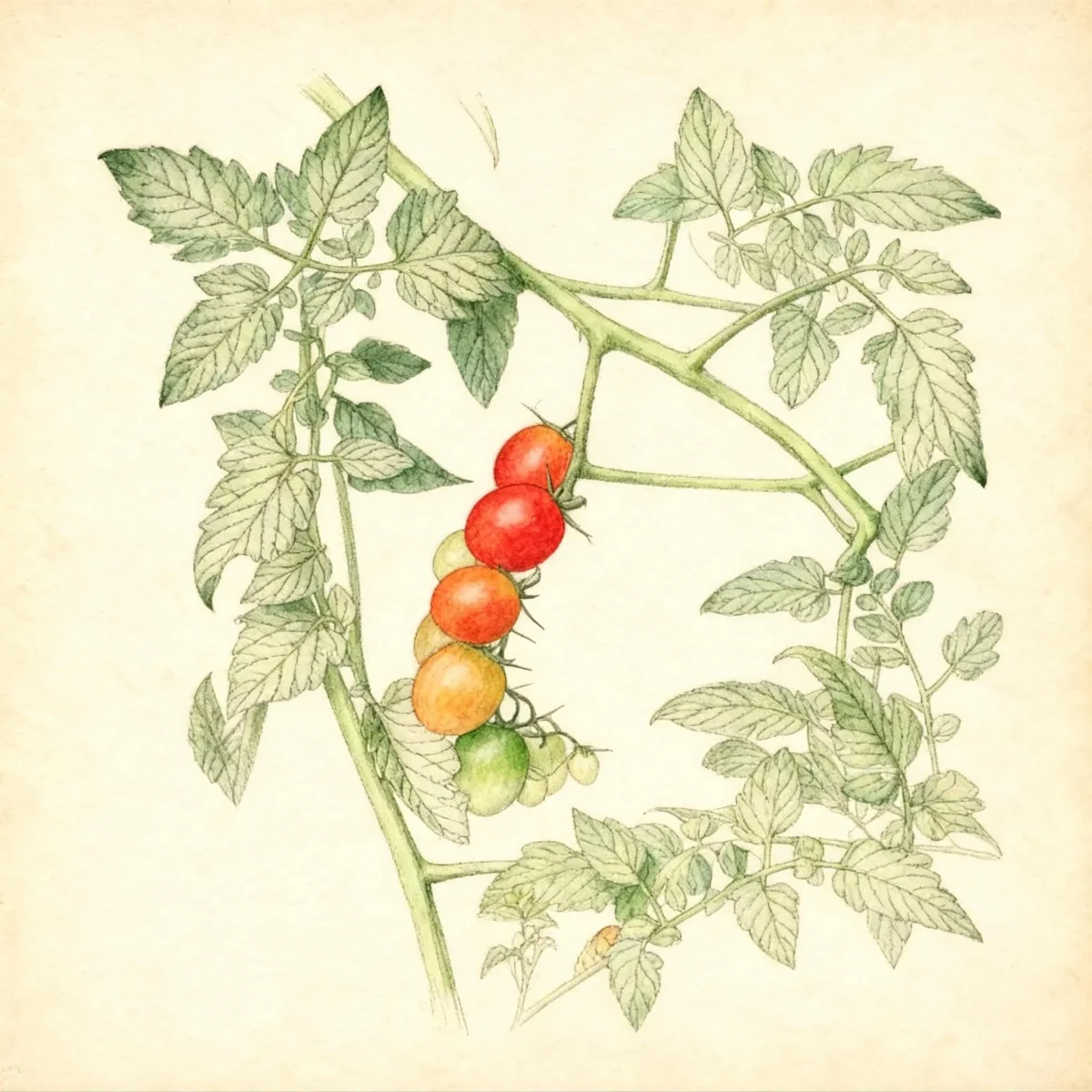Tomato (Solanum lycopersicum 'Rapunzel')